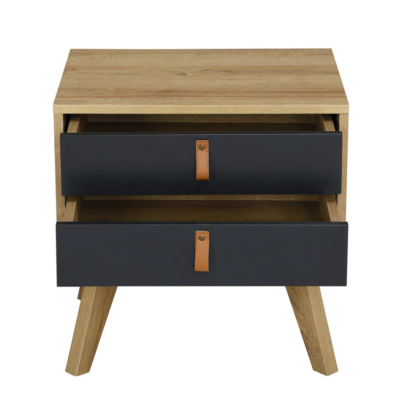 Raymund 50cm W Manufactured Wood Bedside Table