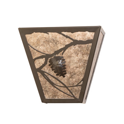 2 - Light Flush Mounted Sconce