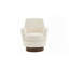Fauteuil demi-tonneau pivotant en polyester