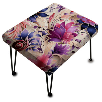 Motif de cachemire roses et mauves à motif cachemire roses et mauves
