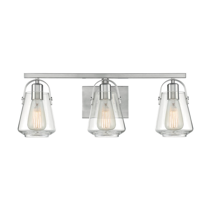 Powers 3 - Light Dimmable Vanity Light, Brushed Nickel