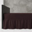 Premium Cotton Blend Plain Dyed Valance Sheet | Soft Durable and Breathable Luxury Bed Sheet for Ultimate Comfort-35991539-35991541