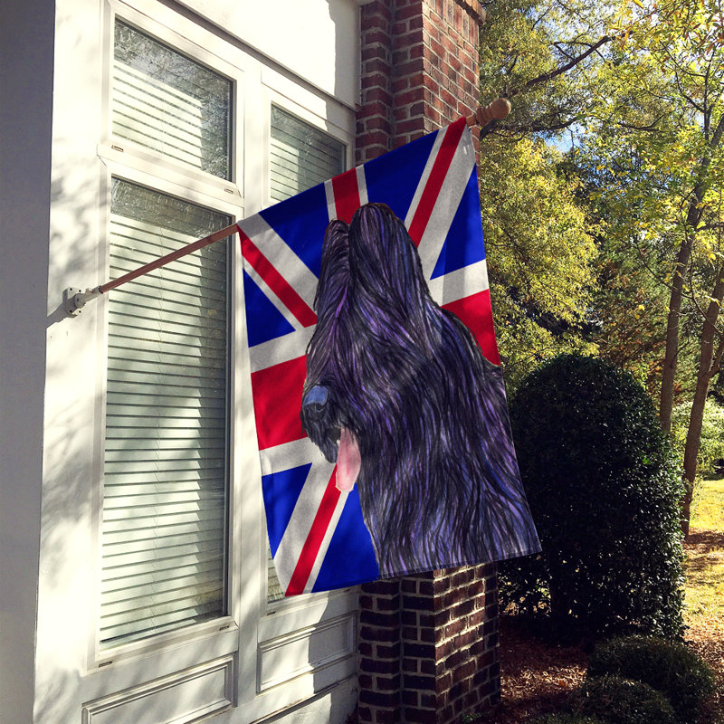 40 x 28 po en polyester britannique 2 faces english union jack drapeau maison, Briard