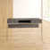 Eliana 2 Drawer Writing Desk with Tempered Glass Base
