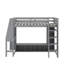 Lit mezzanine simple avec bureau-1112172038