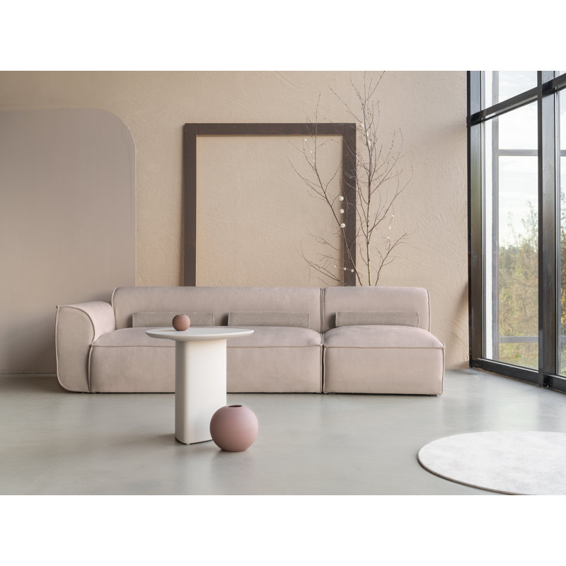 Flex Felix 3 Seater Seating Component, Left Hand Facing, Dark Beige