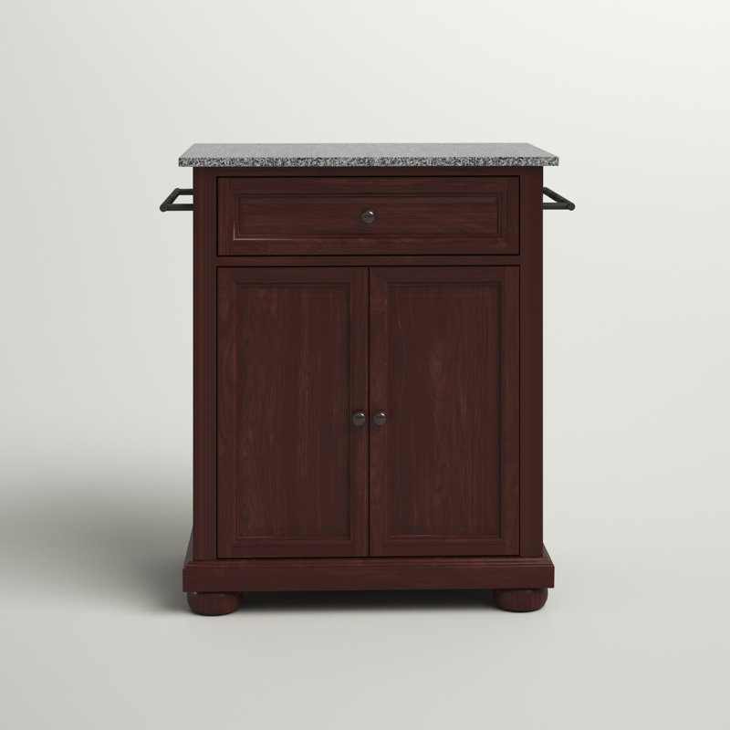 Hedon 31 " W Kitchen Cart, Vintage Mahogany
