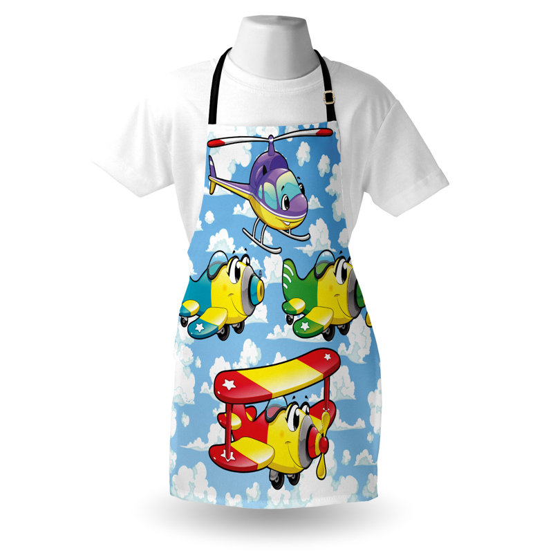 No Pattern Bib Apron
