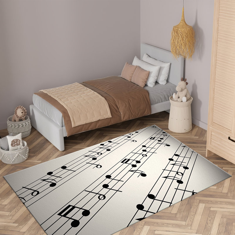 Exquisite Non-Woven Soft-Type Printed Rug Featuring a Chic Floral Design in Striking Colors Perfect for Sprucing up Any Indoor Space