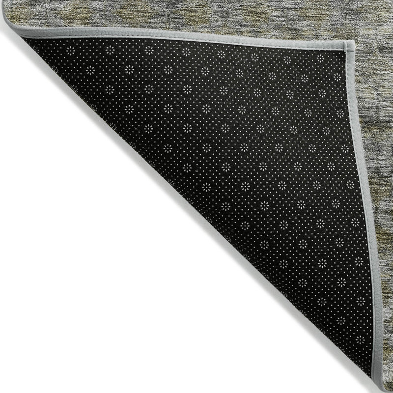 Maelis Gray Washable Indoor-Outdoor Rug - , 2'3" x 7'6"