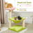 28" Cat Tower With Cozy Flower Perch, Large Hammock With 2 Replaceable Compostable Scoop