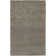 Tapis gris en laine tissé à la main Janell