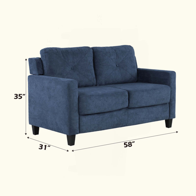 Causeuse en chenille 2 places avec revêtement doux et structure durable, parfaite pour les espaces modernes et traditionnels.