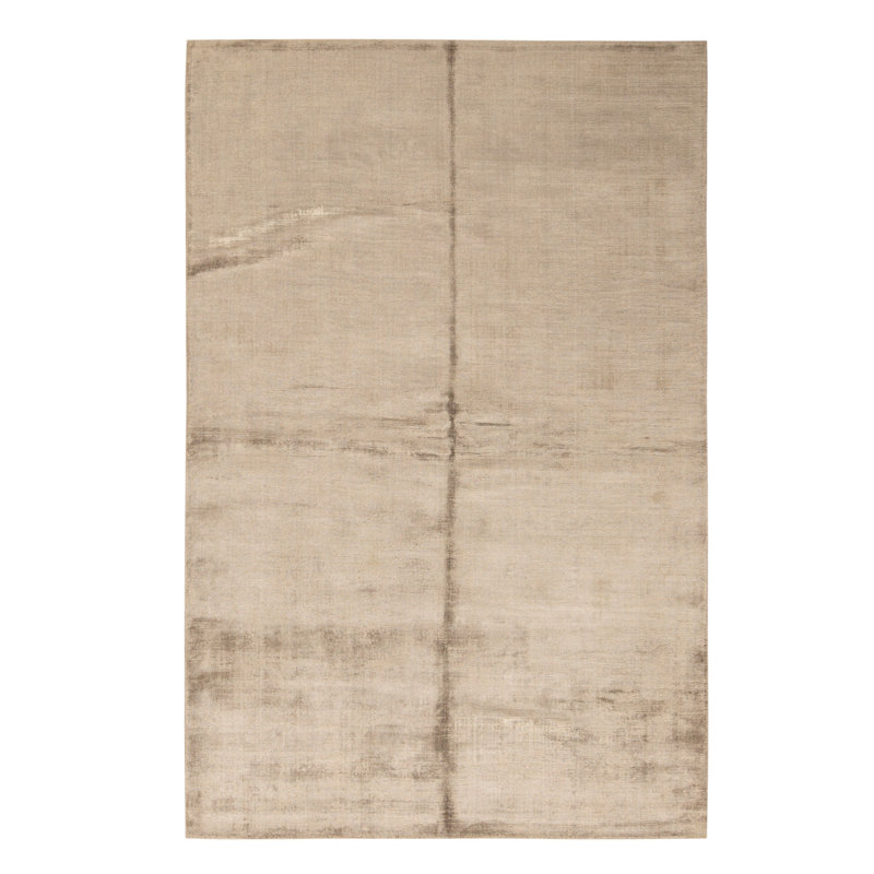Tapis rectangulaire noué à la main