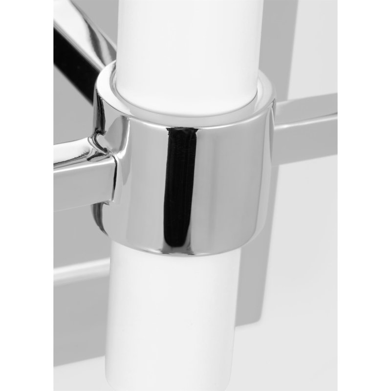 Marston 1 - Light Candle Wall Light, Polished Nickel
