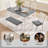 Modern 6-Piece Dining Table Set with Bench