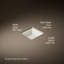 Verticyl Vitreous China Square Undermount Bathroom Sink with Overflow-234480806