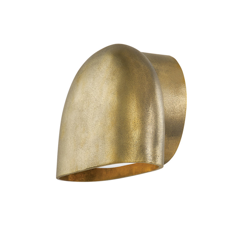 Diggs 1 Light Wall Sconce, Aged Brass