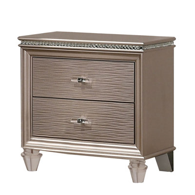 Zechstein Solid Wood Nightstand