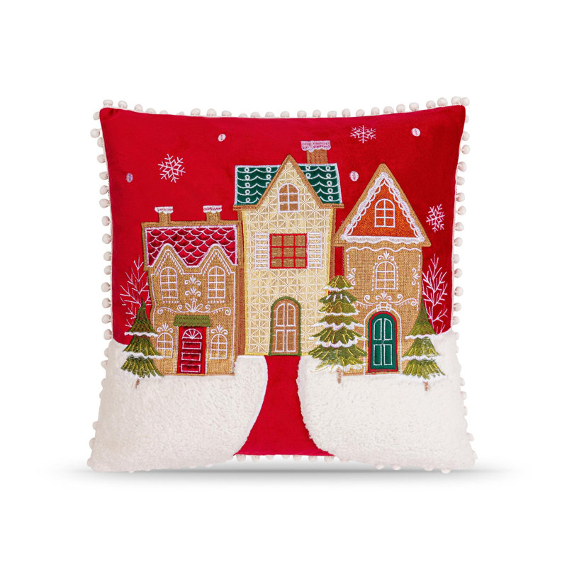 Red Square Throw Cushion