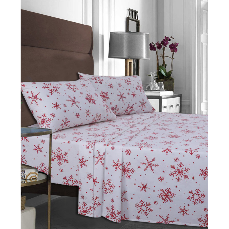 Ensemble de draps 100% flanelle de coton Colyt, Grand