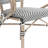 Chiles All-Weather Commercial Paris Chairs with Arms and Metal Frame-1089679016