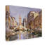 «Venetian Canal» par John Singer Sargent - reproduction d'art sur toile tendue-1224334400