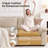 72" Chenille Upholstered Cloud Sofa 2-Seater Couch Comfy Loveseat Sofa for Apartment Bedroom Living Room-1542911004