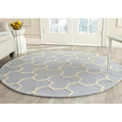 Deedgra Cambridge Hand Tufted Wool Geometric Rug