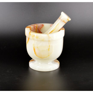 Marble Mortar And Pestle Set