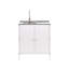 3 Piece Outdoor Kitchen Set with Sink VILAMA Metal White