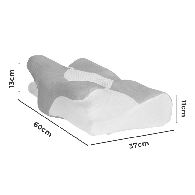  Orthopedic Neck Pillow Memory Foam Cervical Support Pillow for Pain Relief