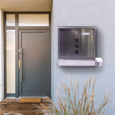 Eliphalet Metal Wall Mounted Post Box