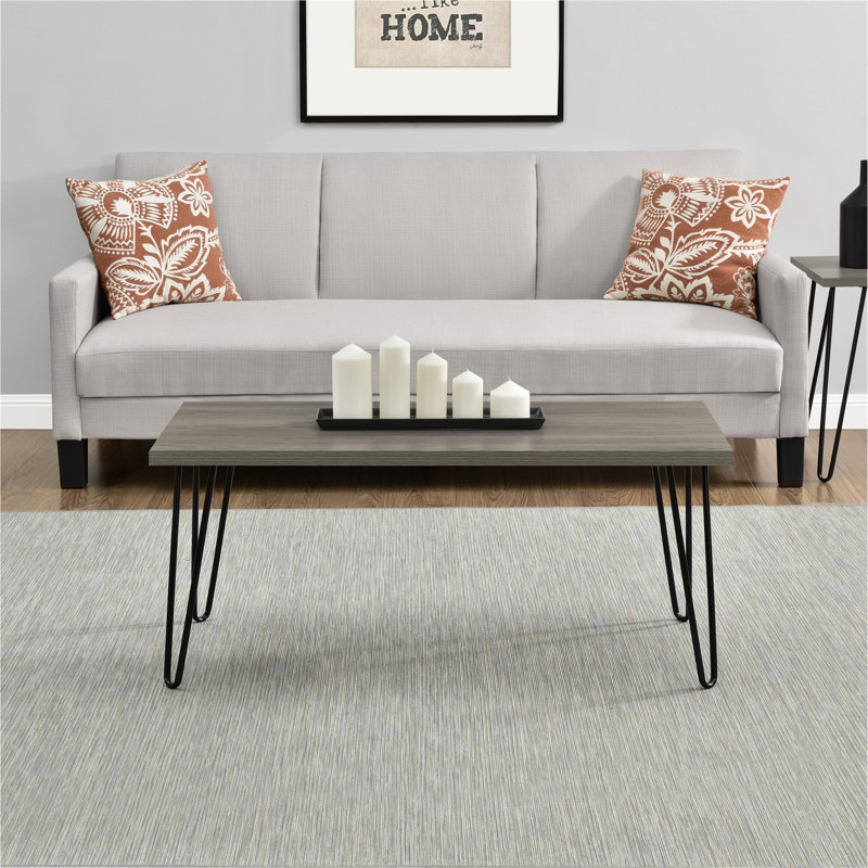 Four Leg Coffee Table, Rustic Oak