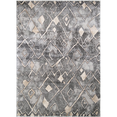 Tapis gris Aranca