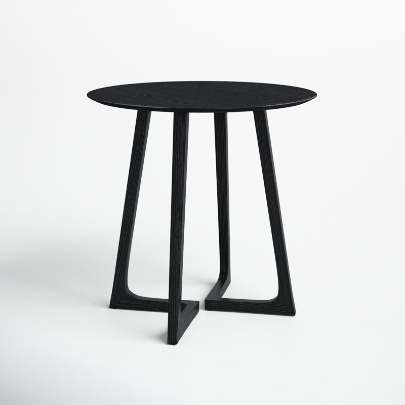 Black Ash Round Counter Height Dining Table