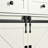53.7" Farmhouse Kitchen Island With Power Outlet, Sliding Barn Door, Drop Leaf & Rolling Wheels