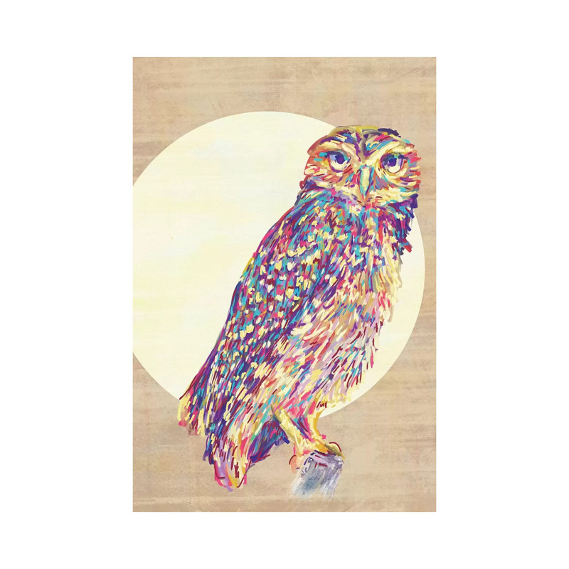 Owls by Jacqueline Maldonado - Wrapped Canvas Print, 30.48cm H x 20.32cm W x 1.905cm D