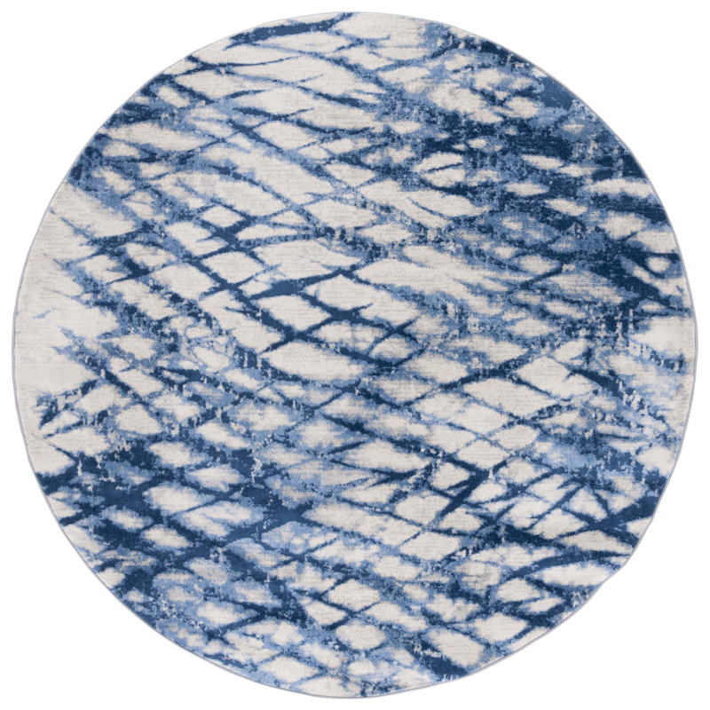Tapis Jasper 100 Performance Abstract, Rond 6 pi 7 po
