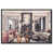 Black Floater Framed