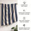 Scalloped Stripe Beach Towel-1146309135