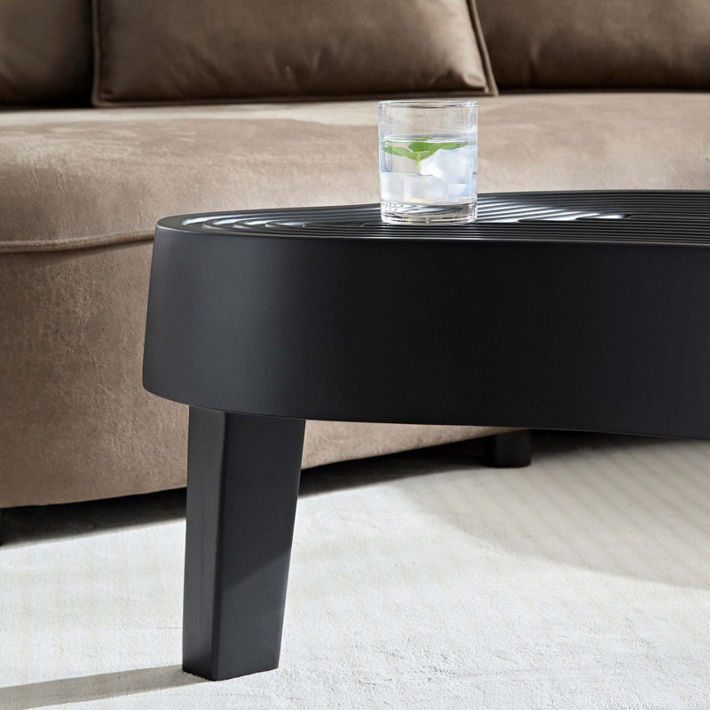 Table basse 47,24 po en fibre de verre