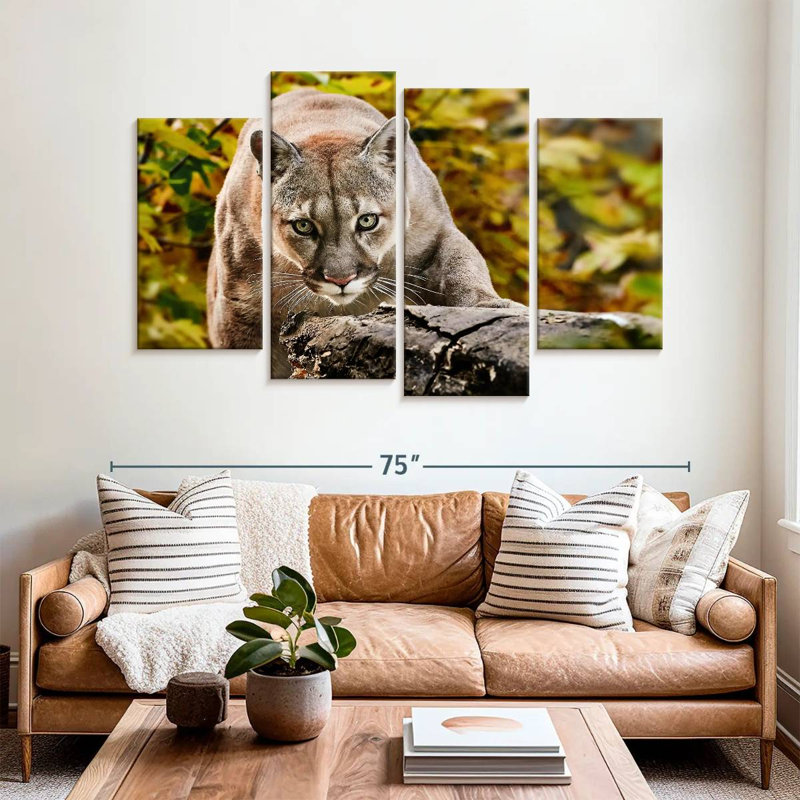 Cougar de chasse Brampt, H 32 po x l 52 po