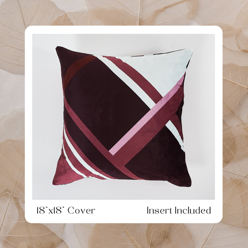 Coussin floral 22 po
