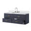 48 po X P 22 po D Meuble-lavabo simple avec comptoir en quartz et robinet-972202758
