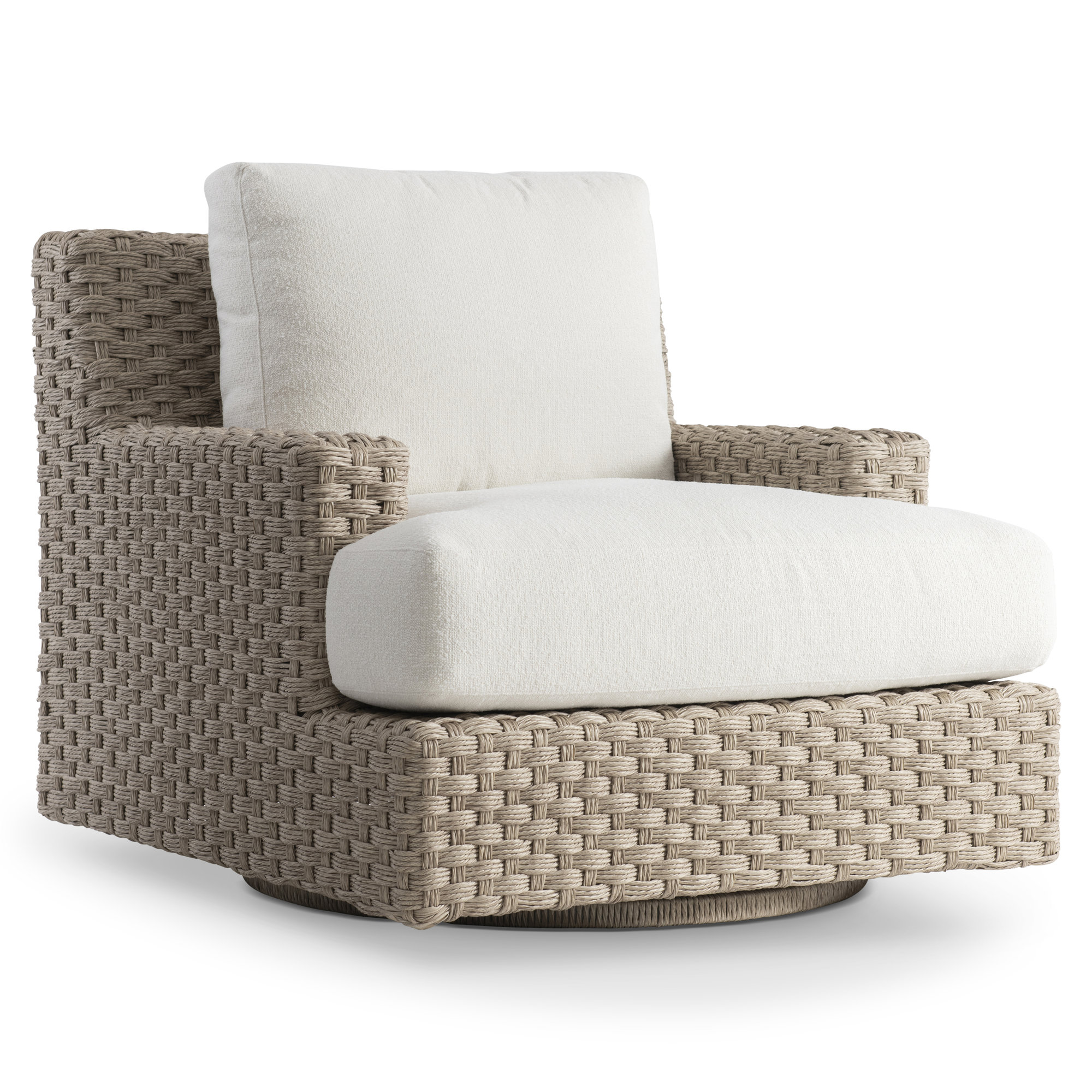 Trieste Wicker Swivel Patio Lounge Chair