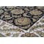 Trinity Wool Oriental Area Rug in Beige/Ivory/Black