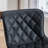 Swivel Adjustable Height Bar Stools, Leather Modern Barstools, Upholstered Counter Stool-244696
