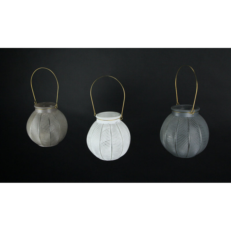 Ensemble de 3 lanternes de bougie
