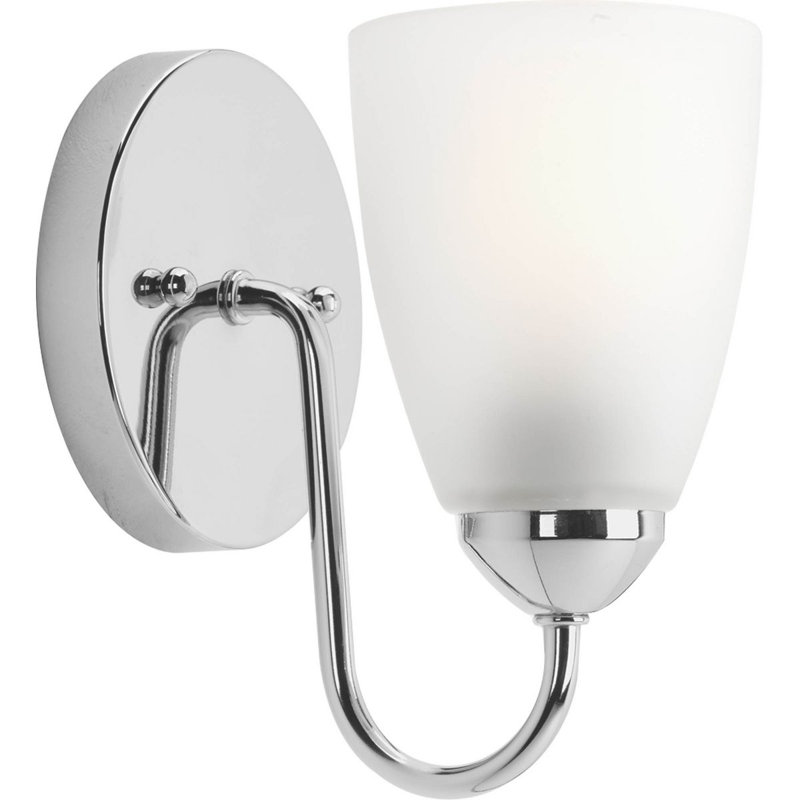 Éclairage pour meuble-lavabo 1 lumières Abbeville, Chrome poli, 100 watts